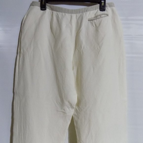 Harve Benard Lined Linen Pants Size 14 - Picture 5 of 7